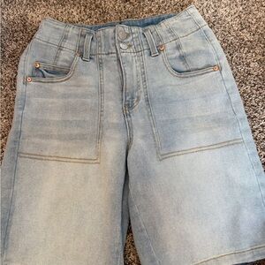 Madden NYC Light Blue Denim Shorts